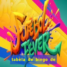 tabela de bingo de 1 a 100